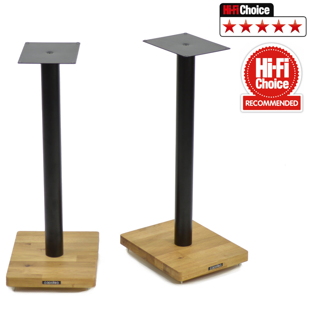 Atacama Apollo Cyclone 6 Raf Tipi Hoparlör Standı Çift (Naturel Oak, Satin Black)